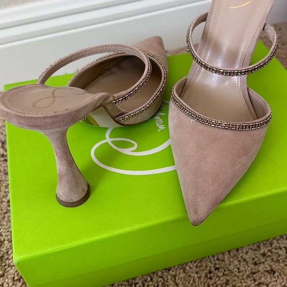 Sam Edelman Agustina Mule Pump - Sesame SDE - Picture 7 of 7